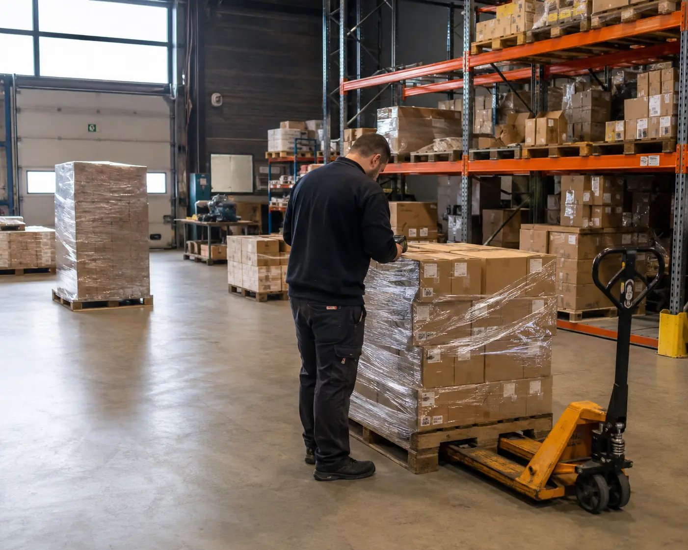 Entrepôt et services de warehousing AMJ Transport